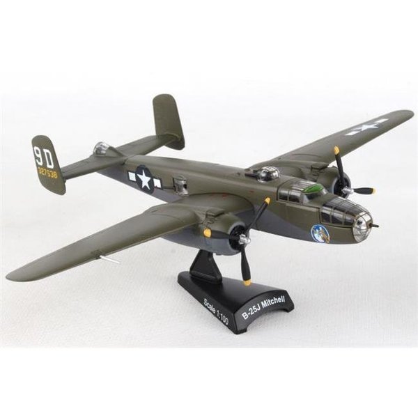 Postage Stamp Planes Postage Stamp Planes PS5403-5 B25J 1-100 Briefing Time Diecast Airplane Model PS5403-5